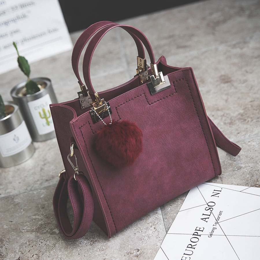designer Scrub leather luxury handbags women bags
