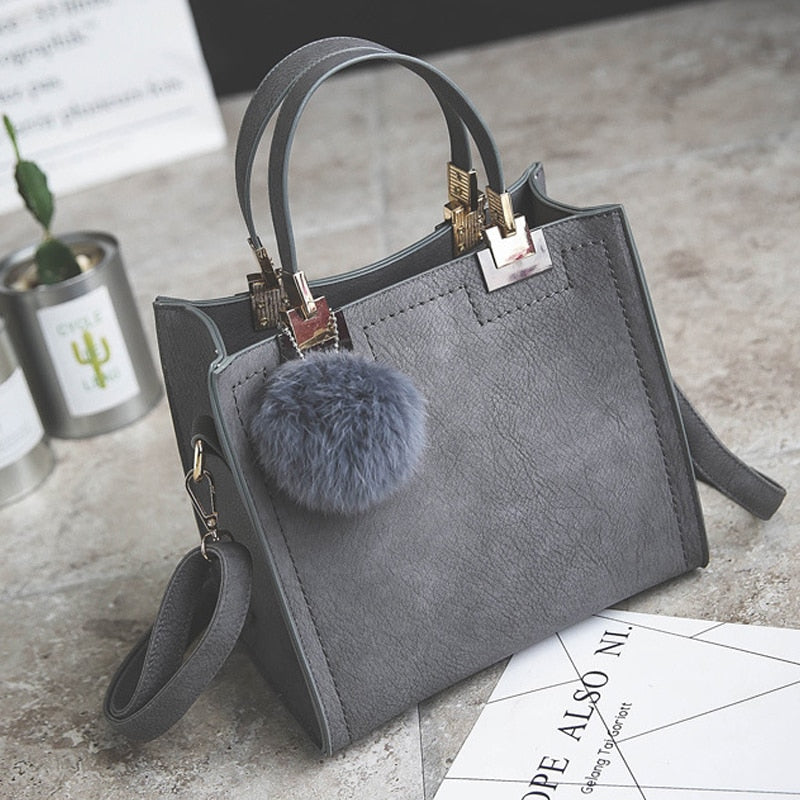 designer Scrub leather luxury handbags women bags