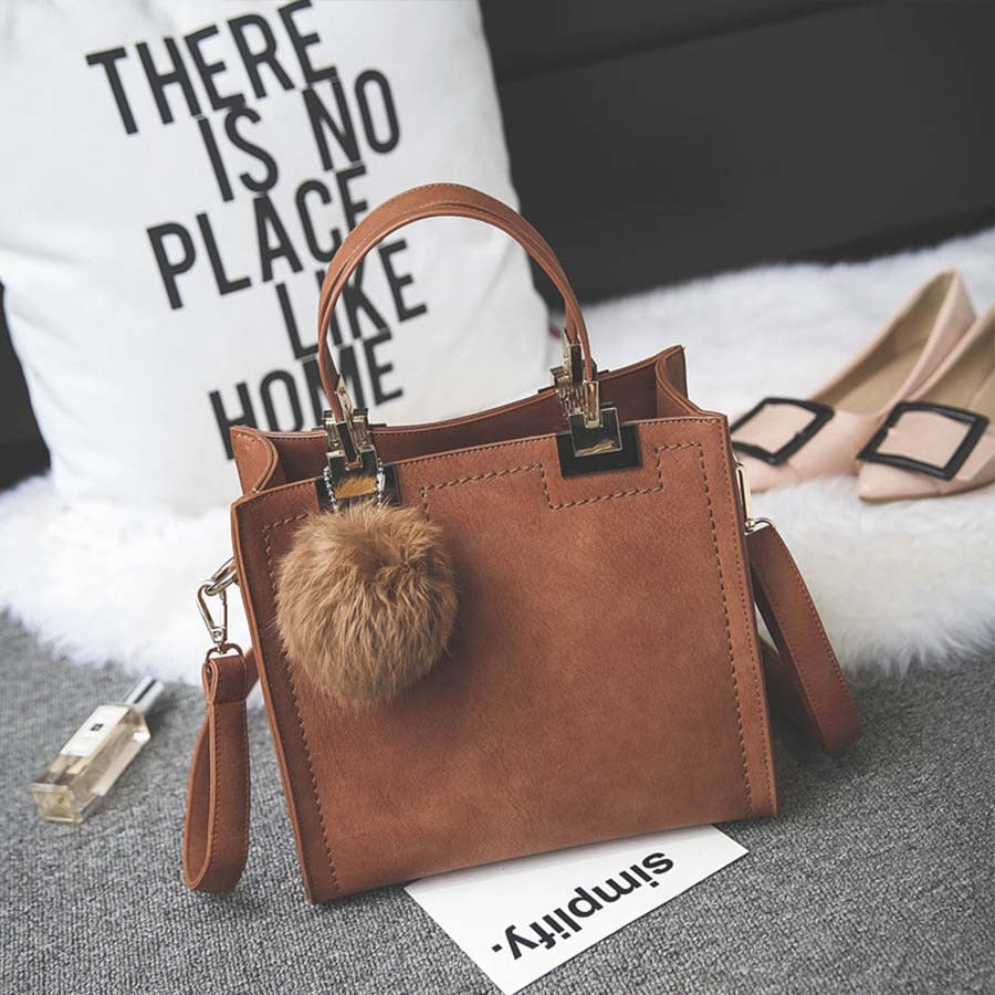 designer Scrub leather luxury handbags women bags